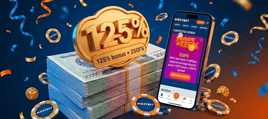 Mostbet Uzbekistan xush kelibsiz bonusi 2026 - kazino va sport tikish uchun aksiyalar
